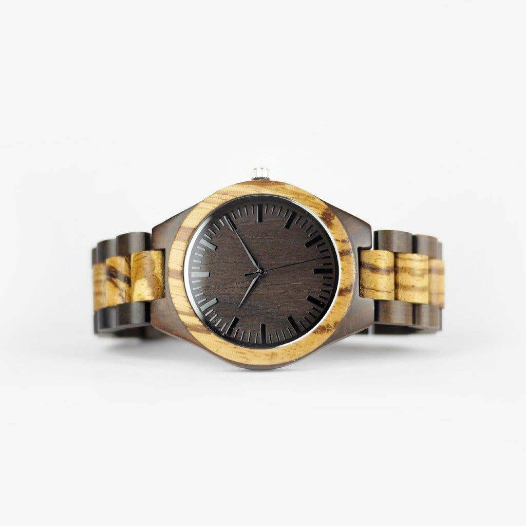 AvantWood AvantWood - Classic - Zebra Wood - Men's Watch