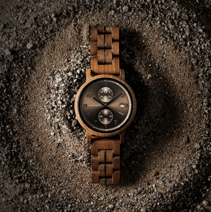 AvantWood AvantWood - Voyager - Black Slate - Men's Watch