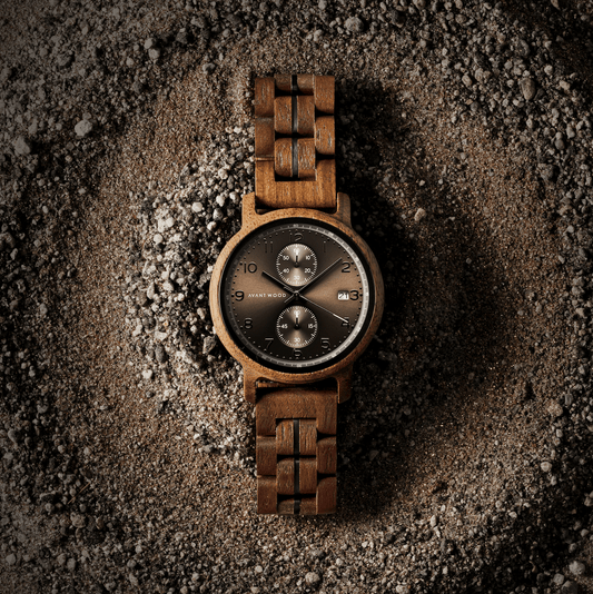 AvantWood AvantWood - Voyager - Black Slate - Men's Watch