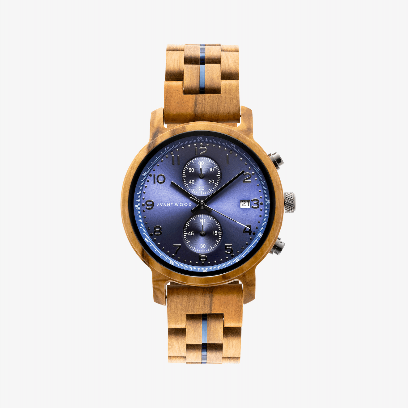 AvantWood AvantWood - Voyager - Royal Blue - Men's Watch