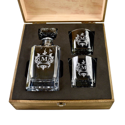 MakerFlo - 2 Glass Decanter Set: Single Set