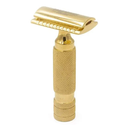 Barbarossa Brothers The Ottoman: 3 Piece Double Edge Razor - 24k Gold