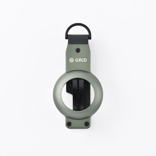 GRID Wallet - AirTag SMRTKey Organizer: Black