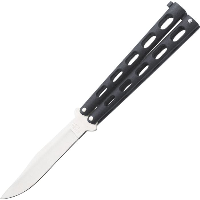 Bear and Son Butterfly Knife Black Butterfly Knife - Bear and Son