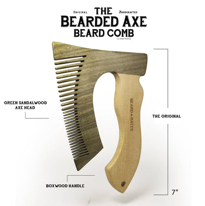 Beard & Bates THE BEARDED AXE BEARD COMB - ORIGINAL