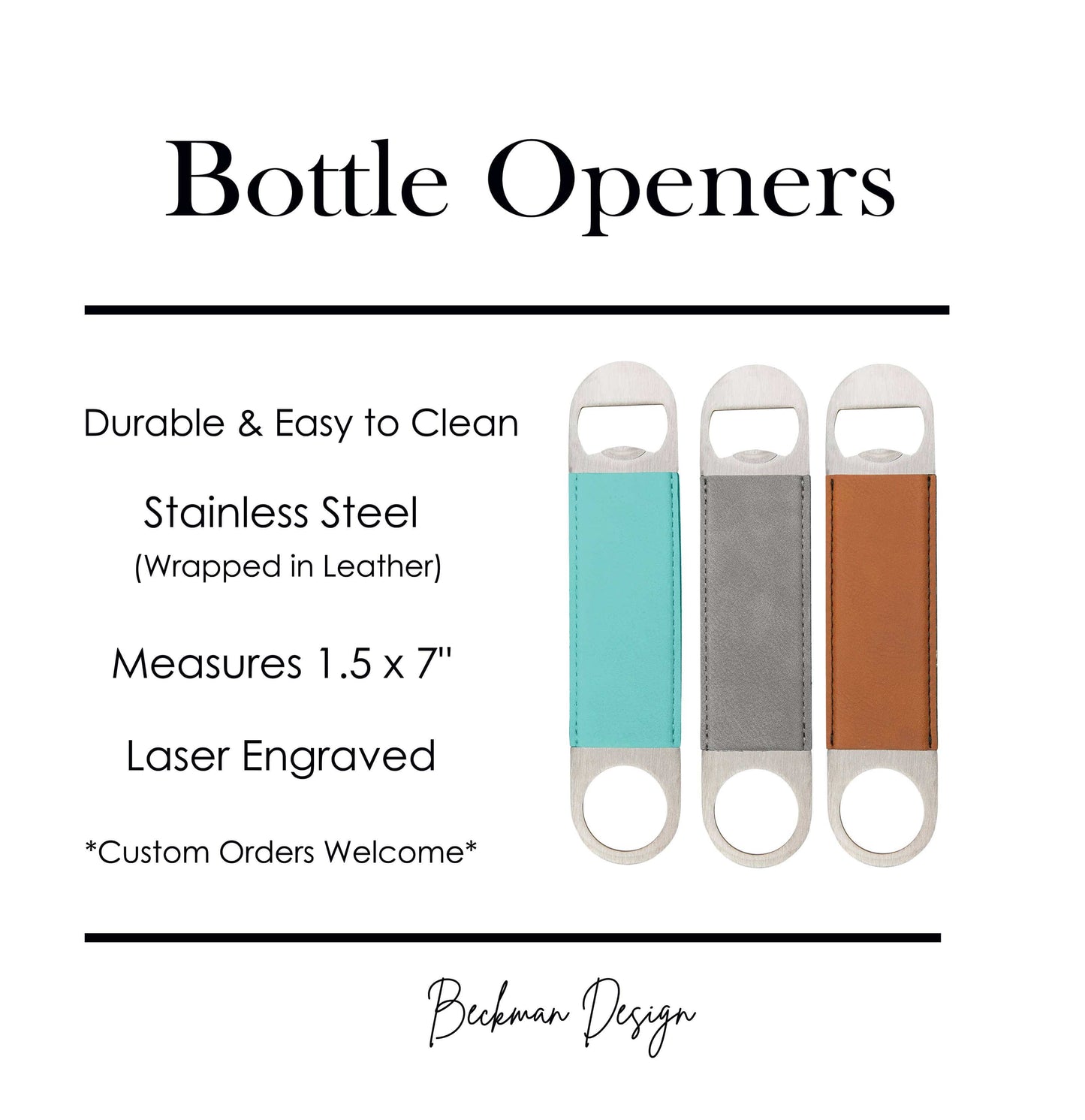 Beckman Design Beckman Design - Bottle Opener - Bigfoot: Brown