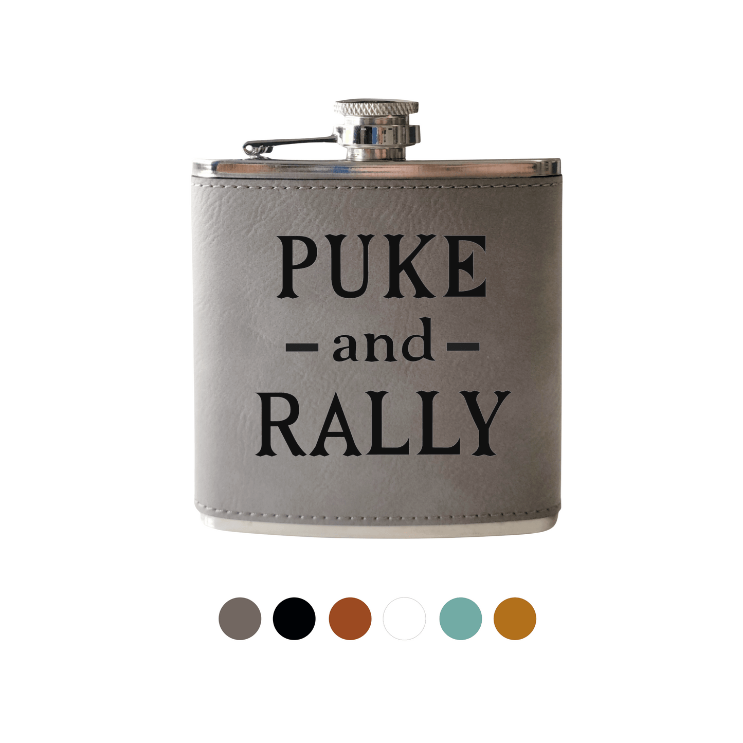 Beckman Design Beckman Design - Flask- Puke and Rally: Powdercoated / Black
