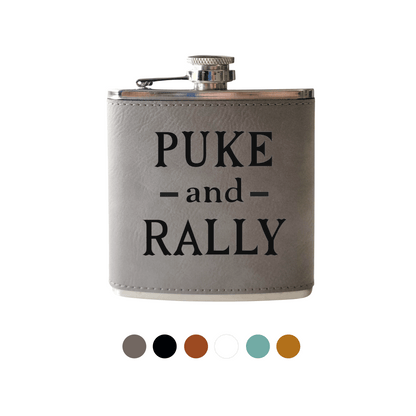 Beckman Design Beckman Design - Flask- Puke and Rally: Powdercoated / Black