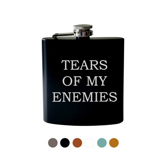 Beckman Design Beckman Design - Flask- Tears of my Enemies: Powdercoated / Black