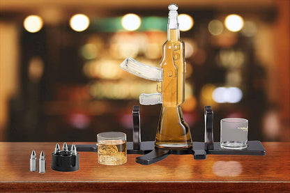 Bezrat Bezrat - Bezrat Gun Decanter With 2 Glasses