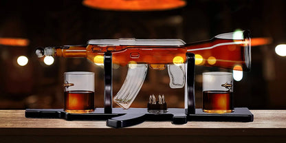 Bezrat Bezrat - Bezrat Gun Decanter With 2 Glasses