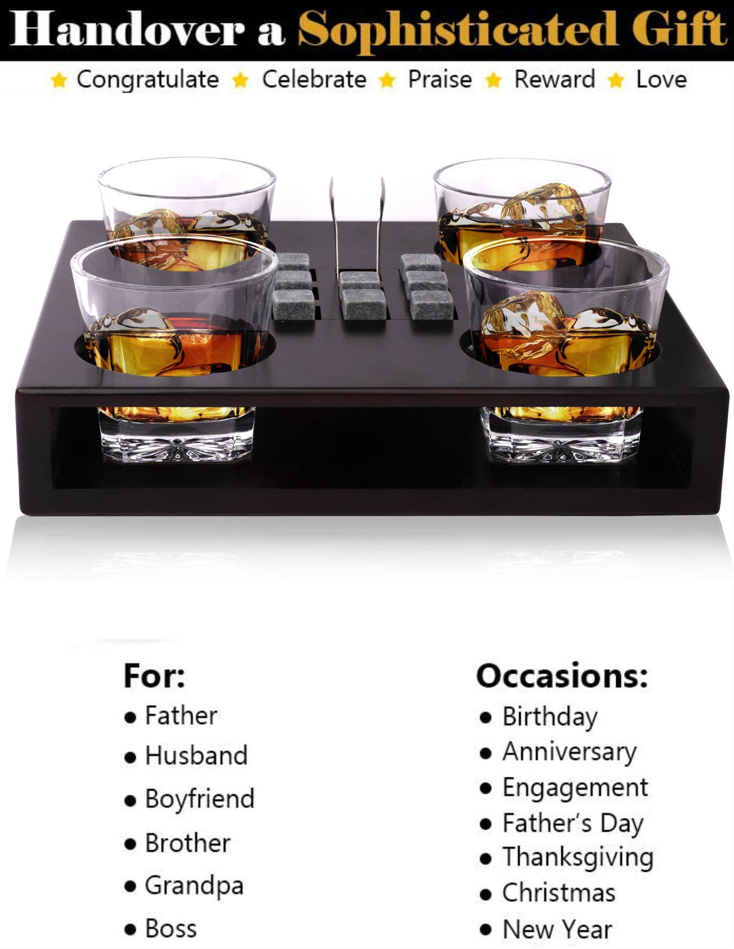 Bezrat Bezrat - Bezrat Old Fashioned Whiskey Glasses Set