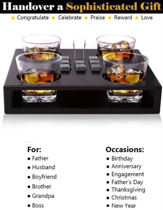 Bezrat Bezrat - Bezrat Old Fashioned Whiskey Glasses Set