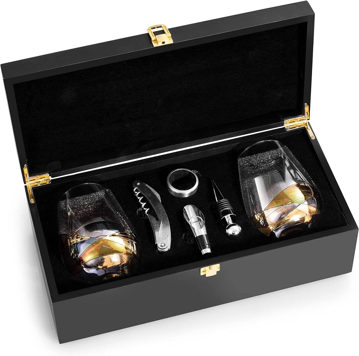 Bezrat Bezrat - Stemless Wine Glasses Gift Set