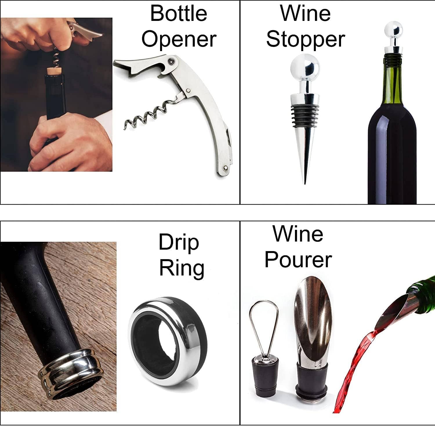 Bezrat Bezrat - Stemless Wine Glasses Gift Set