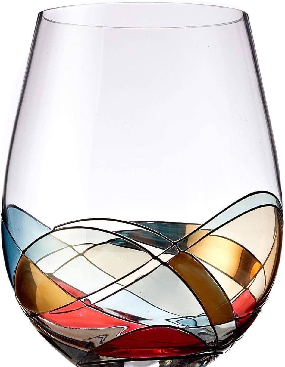 Bezrat Bezrat - Stemless Wine Glasses Gift Set