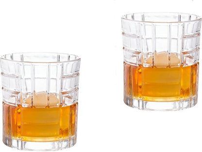 Bezrat Whiskey/Bourbon Glasses Mix and Match Whiskey Glasses - 10 oz