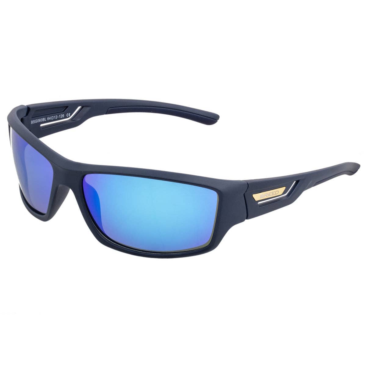 Breed Breed - Breed Aquarius TR90 Polarized Wrap Sunglasses: Black/Black