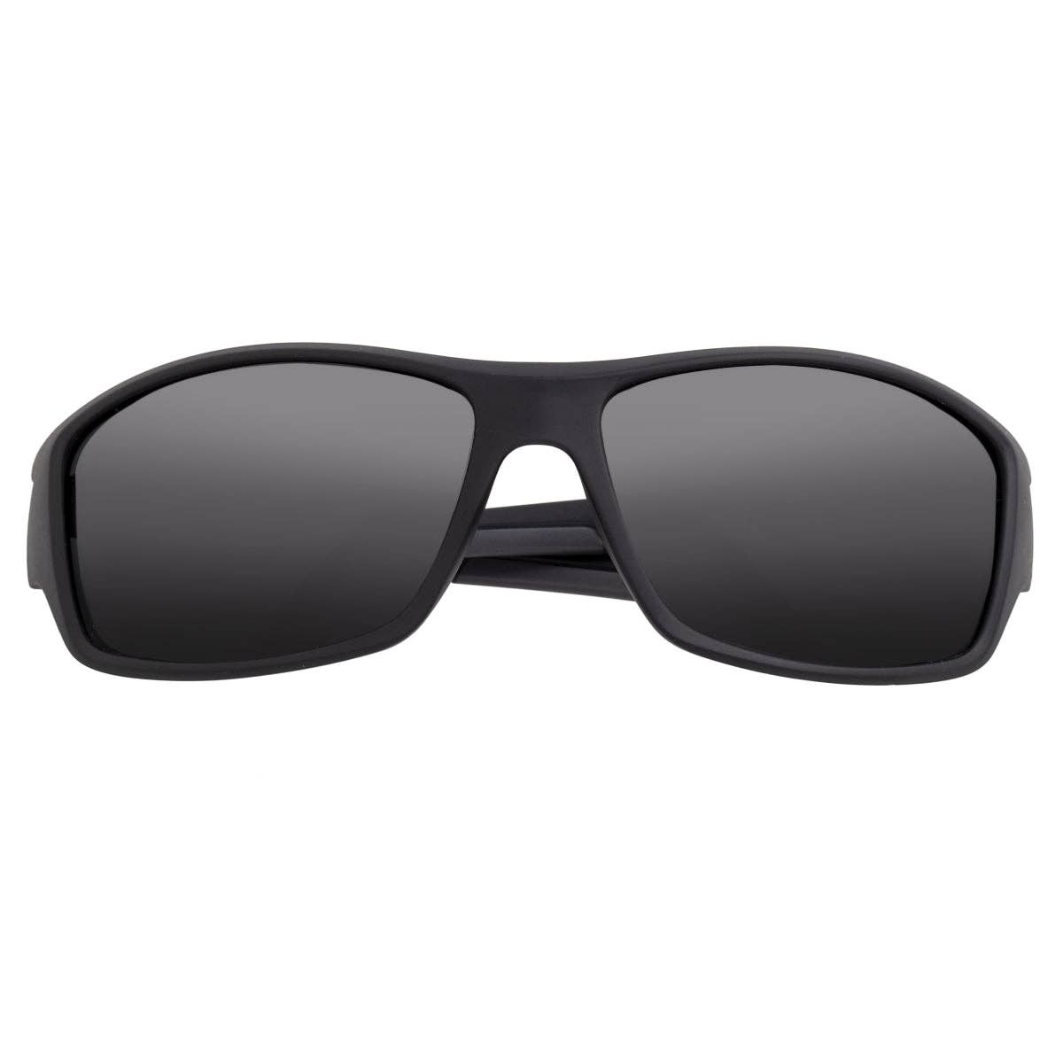 Breed Breed - Breed Aquarius TR90 Polarized Wrap Sunglasses: Black/Black