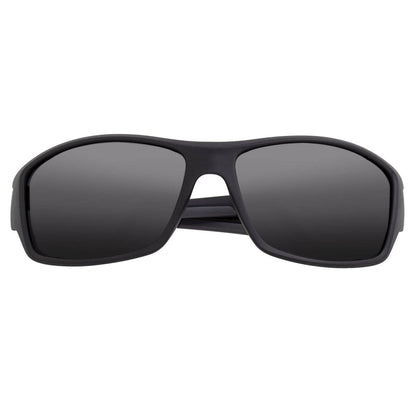 Breed Breed - Breed Aquarius TR90 Polarized Wrap Sunglasses: Black/Black