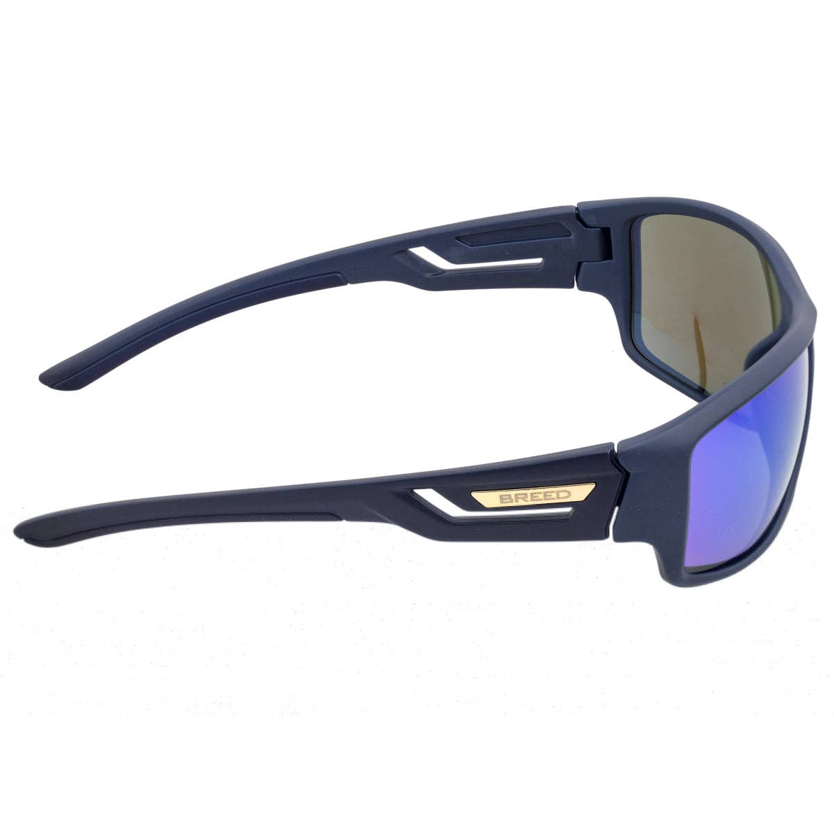 Breed Breed - Breed Aquarius TR90 Polarized Wrap Sunglasses: Black/Black