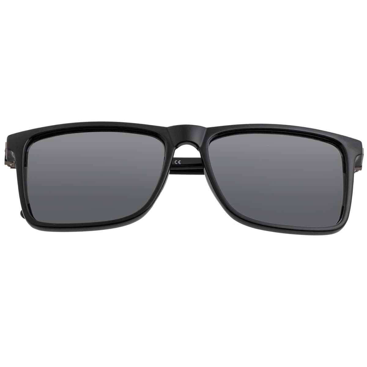 Breed Breed - Breed Caelum Acetate Polarized Wayfarer Sunglasses: Black/Blue