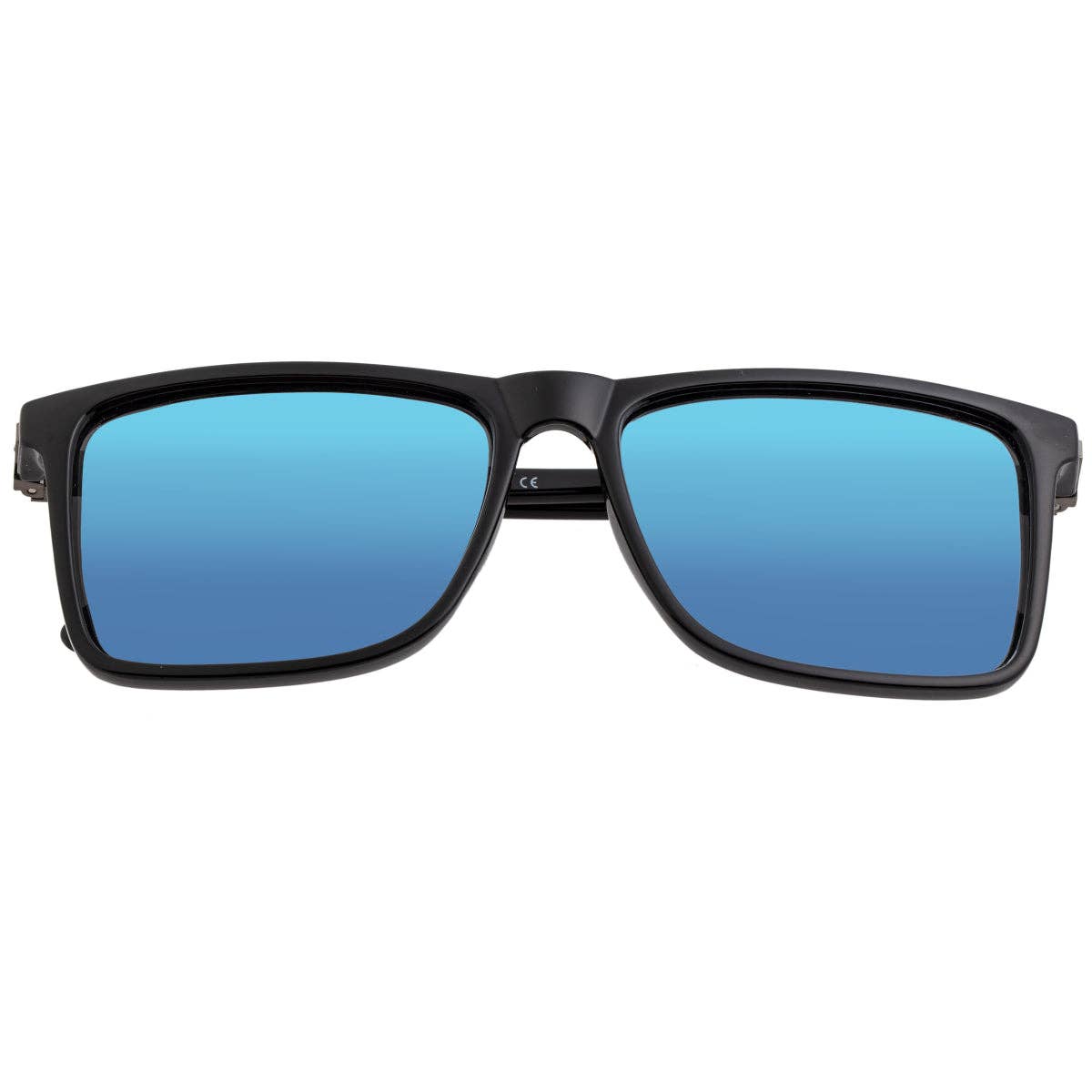 Breed Breed - Breed Caelum Acetate Polarized Wayfarer Sunglasses: Black/Blue