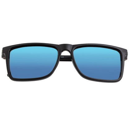 Breed Breed - Breed Caelum Acetate Polarized Wayfarer Sunglasses: Black/Blue