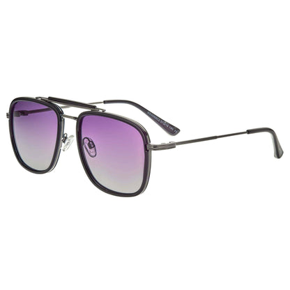 Breed Breed - Breed Flyer TR90 Polarized Aviator Sunglasses: Black/Black