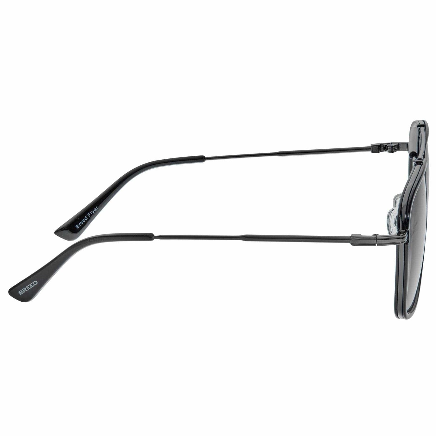 Breed Breed - Breed Flyer TR90 Polarized Aviator Sunglasses: Black/Purple