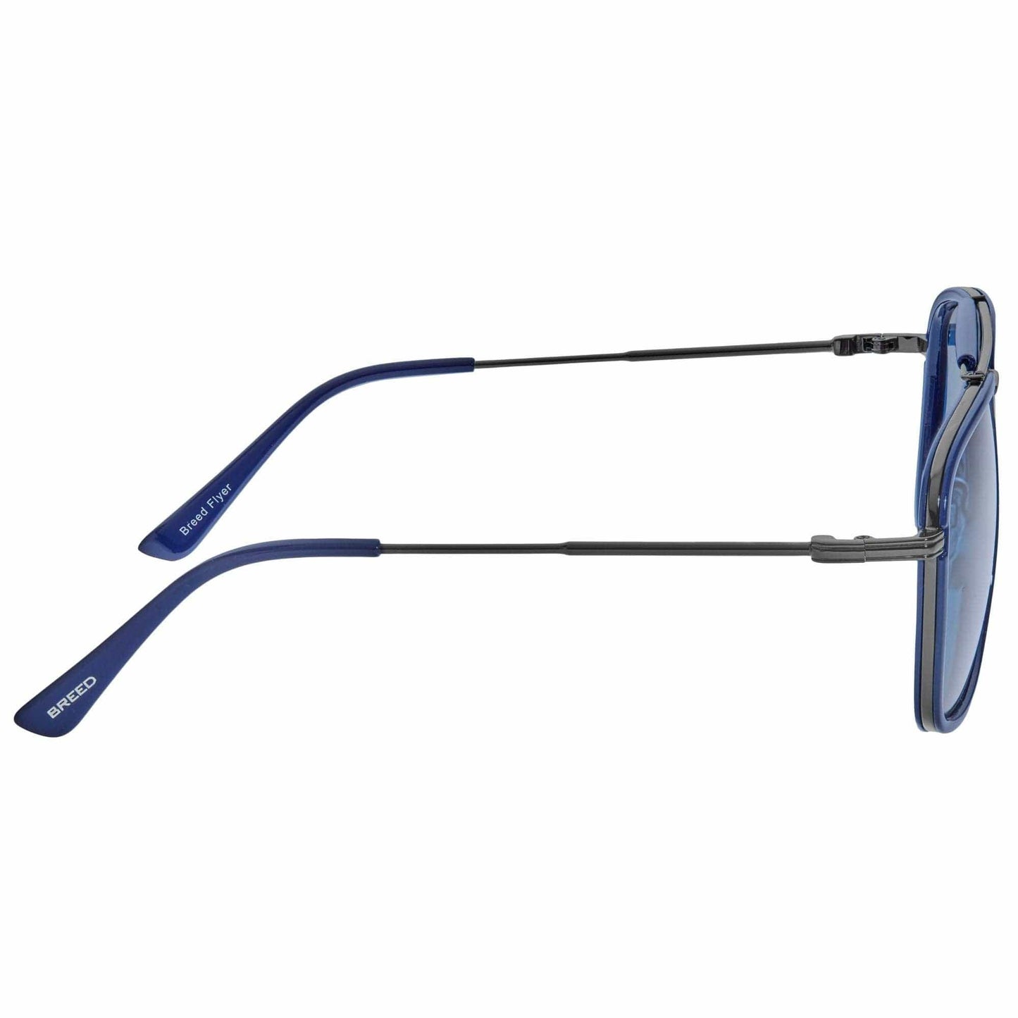 Breed Breed - Breed Flyer TR90 Polarized Aviator Sunglasses: Navy/Blue