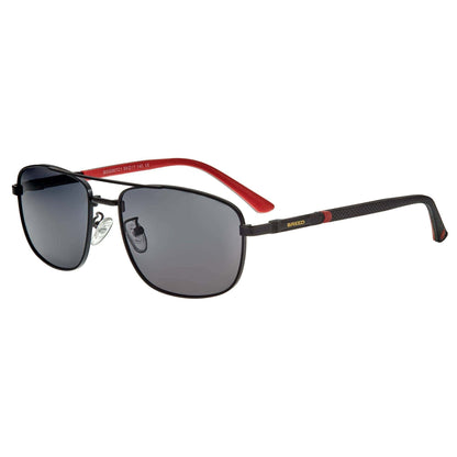 Breed Breed - Breed Gotham Stainless Steel Polarized Aviator Sunglasses: Navy/Blue