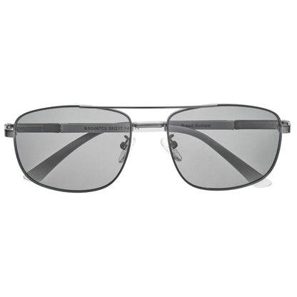Breed Breed - Breed Gotham Stainless Steel Polarized Aviator Sunglasses: Navy/Blue