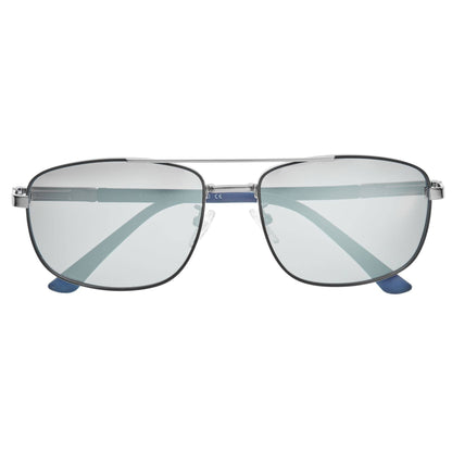 Breed Breed - Breed Gotham Stainless Steel Polarized Aviator Sunglasses: Silver/Black