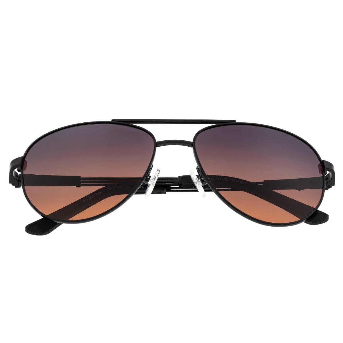 Breed Breed - Breed Leo Titanium Polarized Aviator Sunglasses: Black/Brown