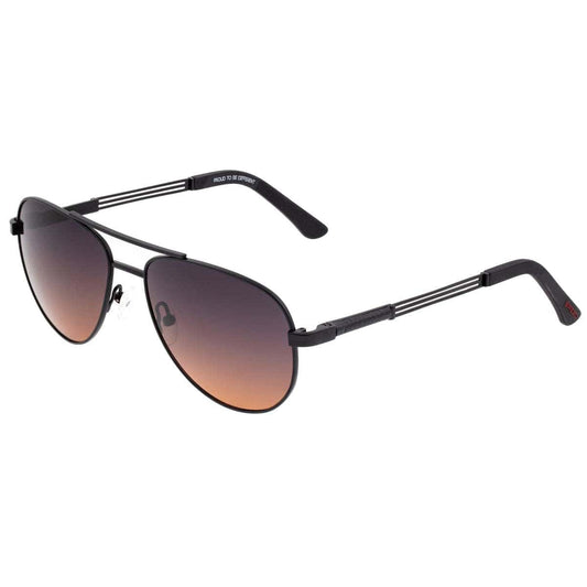 Breed Breed - Breed Leo Titanium Polarized Aviator Sunglasses: Black/Brown