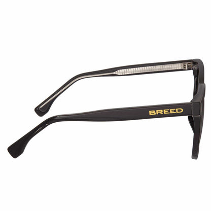 Breed Breed - Breed Linux TR90 Polarized Wayfarer Sunglasses: Black/Blue