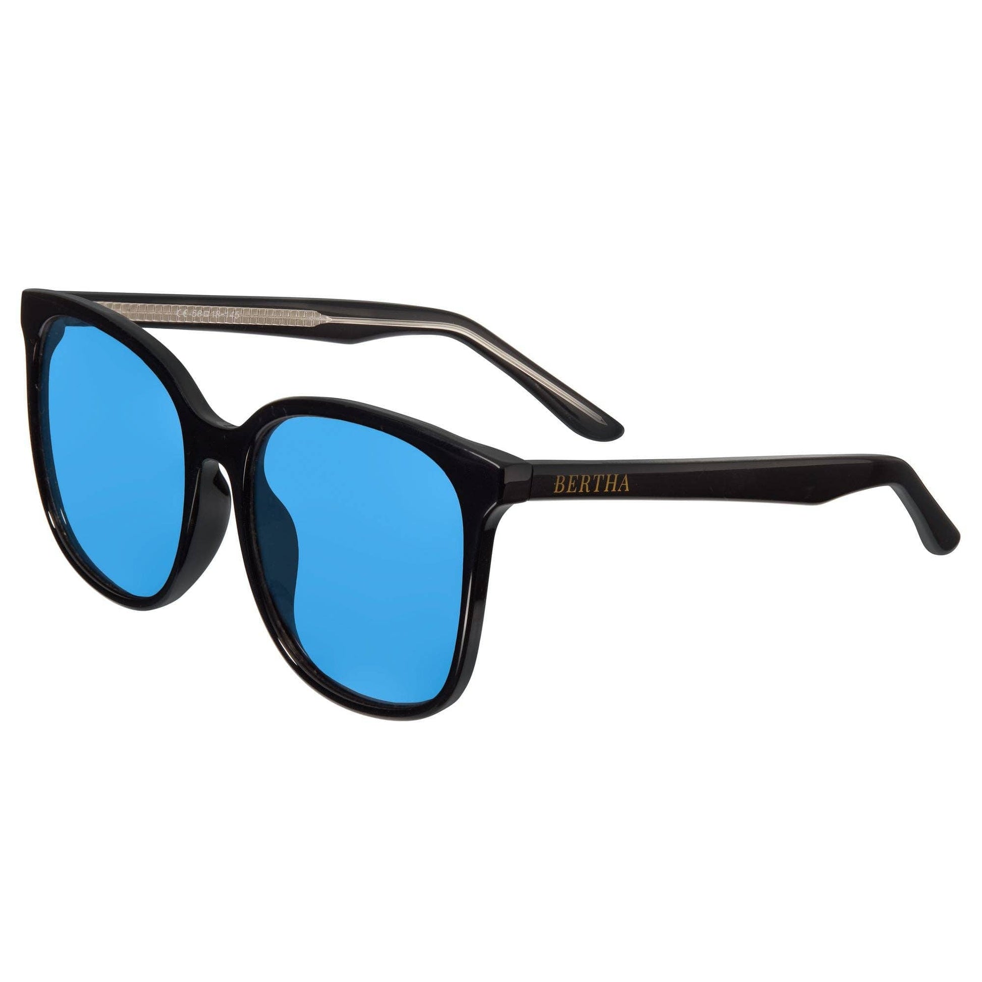 Breed Breed - Breed Linux TR90 Polarized Wayfarer Sunglasses: Black/Blue