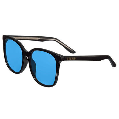 Breed Breed - Breed Linux TR90 Polarized Wayfarer Sunglasses: Black/Blue