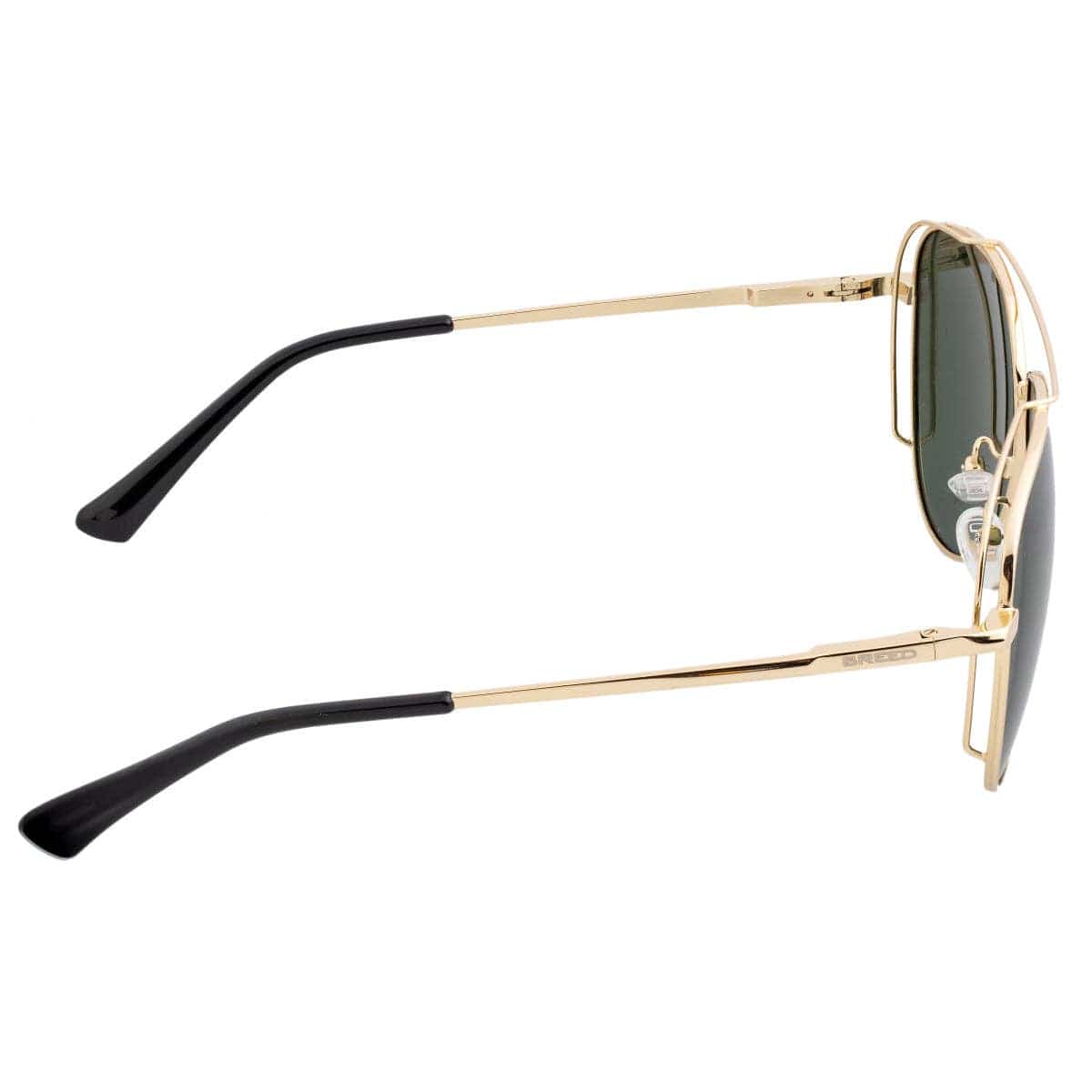 Breed Breed - Breed Lyra Stainless Steel Polarized Aviator Sunglasses: Gold/Black