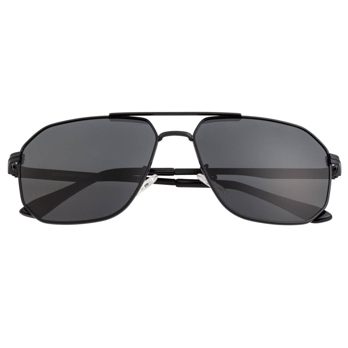 Breed Breed - Breed Norma Stainless Steel Polarized Aviator Sunglasses: Gunmetal/Blue