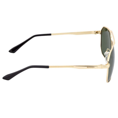 Breed Breed - Breed Norma Stainless Steel Polarized Aviator Sunglasses: Gunmetal/Blue