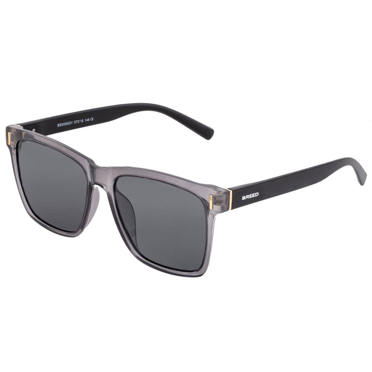 Breed Breed - Breed Pictor TR90 Polarized Wayfarer Sunglasses: Grey/Black