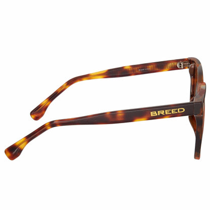 Breed Men's Sunglasses Breed Linux TR90 Polarized Wayfarer Sunglasses: Tortoise/Brown