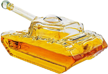The Wine Savant /  Khen Glassware - Tank Whiskey Decanter - 1000ml