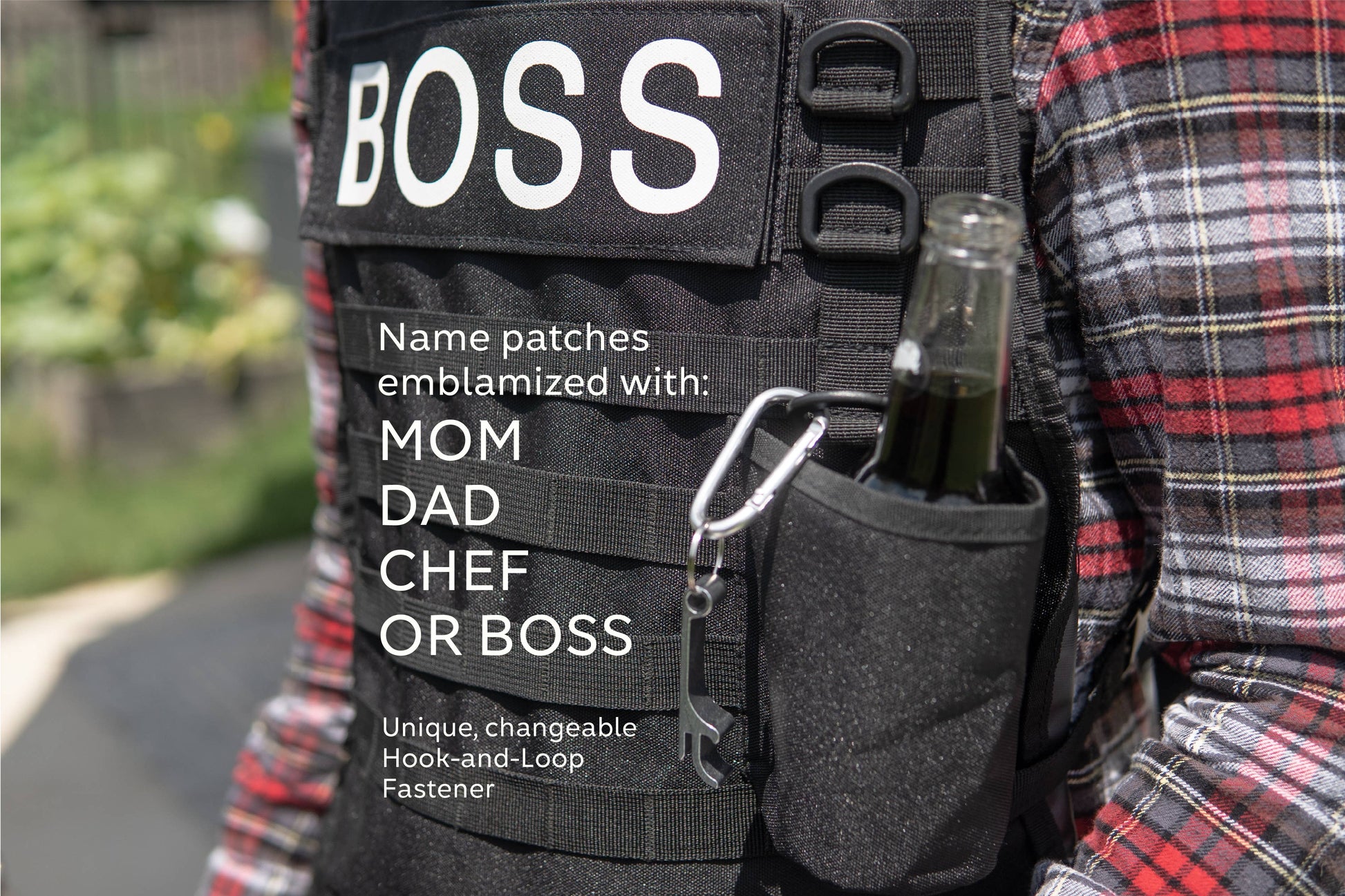 CALIBER GOURMET / CAMPCO apron CALIBER GOURMET / CAMPCO - Tactical BBQ Apron W/ Carabiner and Bottle Opener