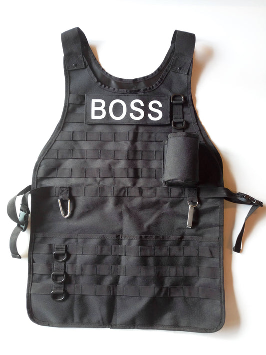 CALIBER GOURMET / CAMPCO apron CALIBER GOURMET / CAMPCO - Tactical BBQ Apron W/ Carabiner and Bottle Opener