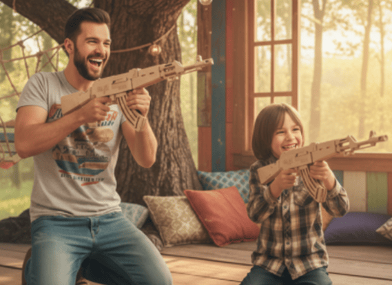 CALIBER GOURMET / CAMPCO CALIBER GOURMET / CAMPCO - 3D AK WOOD PUZZLE GUN