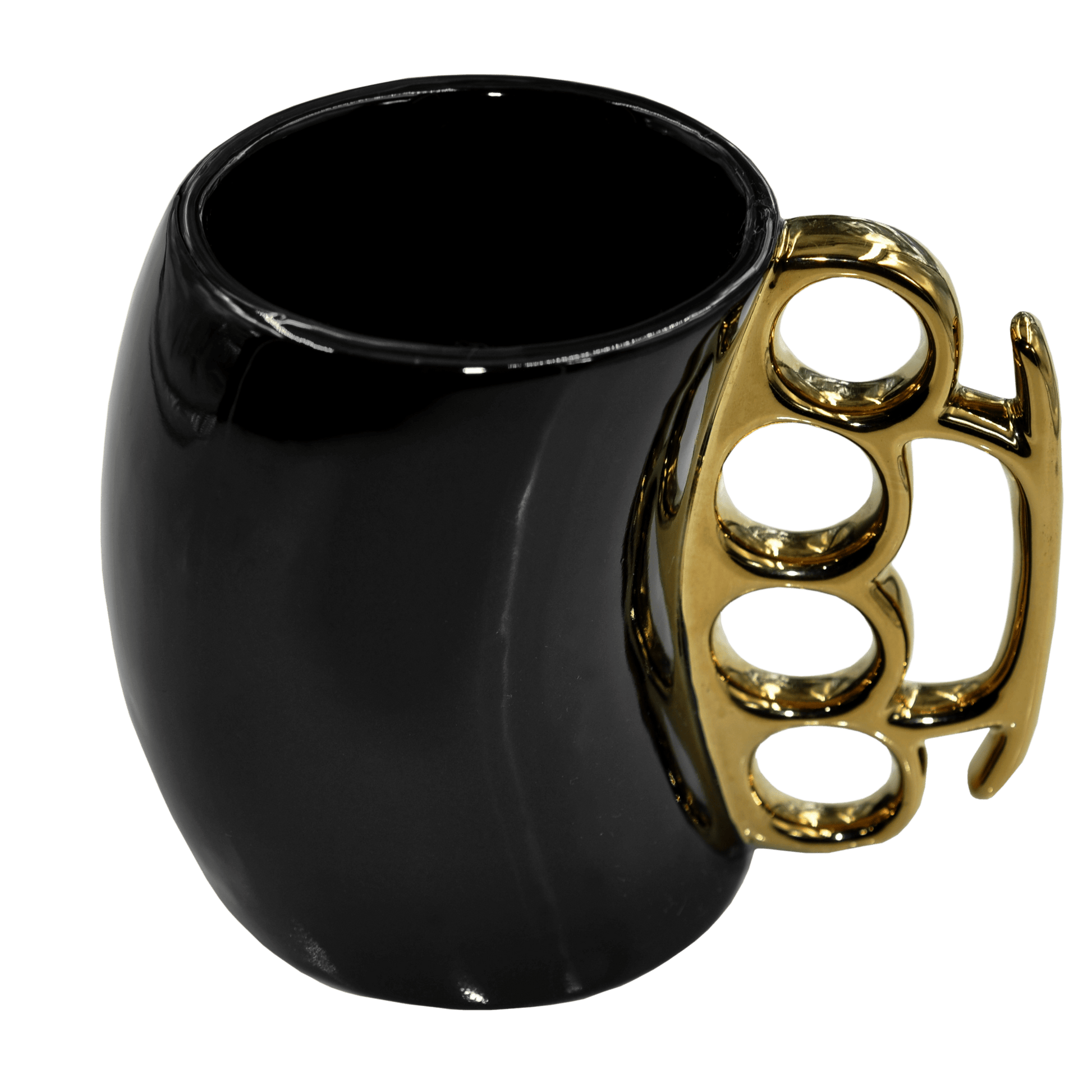 CALIBER GOURMET / CAMPCO CALIBER GOURMET / CAMPCO - Brass Knuckle Mug, Black and Gold