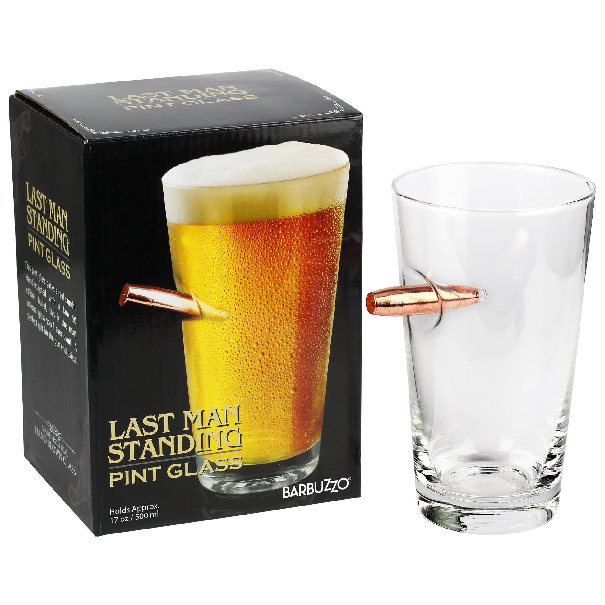 CALIBER GOURMET / CAMPCO CALIBER GOURMET / CAMPCO - Last Man Standing - Bullet Pint Glass